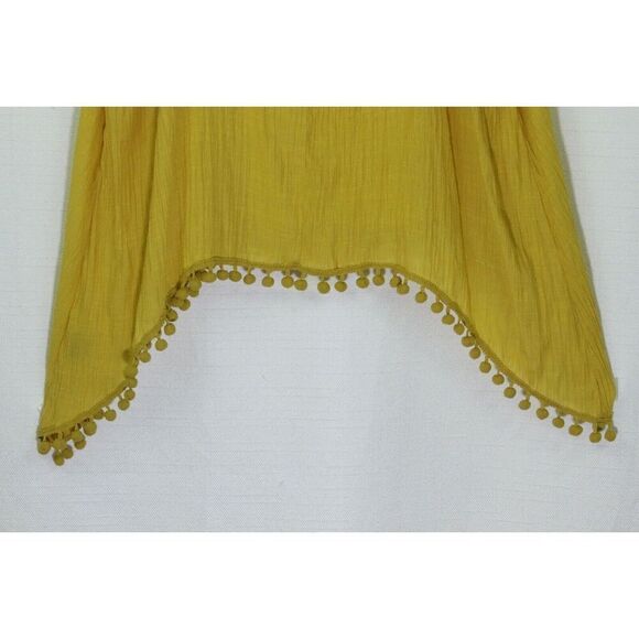 Unique Spectrum Top 3X Womens Pom-Pom Crinkle Gauze Plus Size - Picture 11 of 12